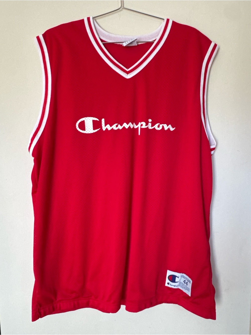 Champion Red Basketball Jersey